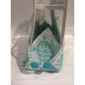 Borsa trasparente verde smeraldo VENDUTA