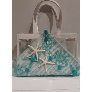 Borsa trasparente verde smeraldo VENDUTA