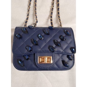 Borsa ecopelle blu 03/25 Bor Est