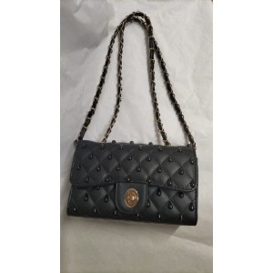 Borsa ecopelle perle nere 014/25 Borest € 38,50