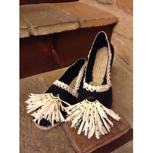 Espadrillas nere e bianche Ac 1922 EstFrida