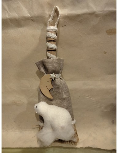 Scopetta con orso bianco Nat 25/23 € 15,00