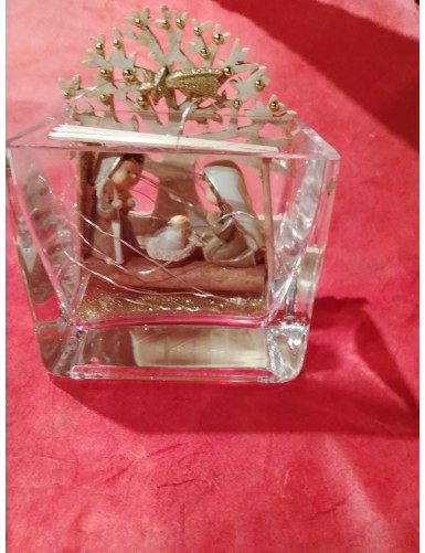 Natività in vasetto di cristallo 14/24/Nat € 19,00
