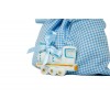 Sacchettino vichy con trenino ceramica € 5,50