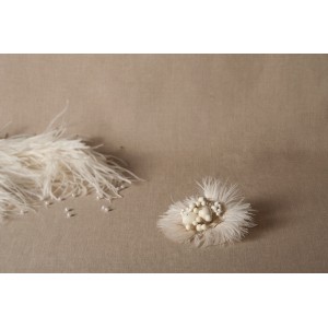 Cornucopia in vetro e piume - 006 € 6,00